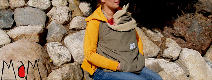 MaM Babywearing Cover Winter Olive