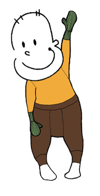 ManyMonths Wool Mittens Drawing