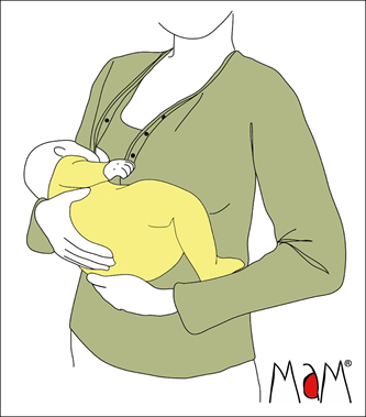 MaM ECO Oak Nursing Shirt drawing